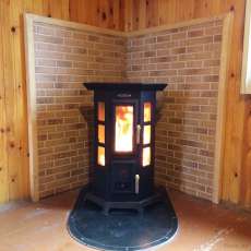 Отопительная печь Термофор Статика Квинта, чёрная бронза фото в Борисове