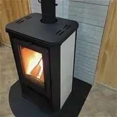 Купить стальной недорогой камин с шамотом Мета-Бел АОТ 7.0 Ритм в Борисове фото в Борисове