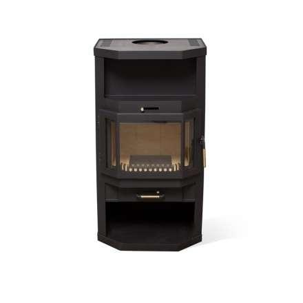 Купить стальной камин с шамотом Мета-Бел Ангара-Аква в Борисове фото в Борисове