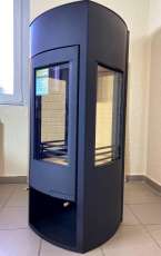 Купить стальной камин со стеклом Мета-Бел Неман в Борисове фото в Борисове