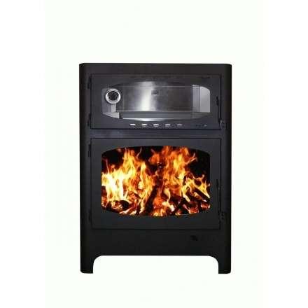 Печь-камин Бавария Эко с духовкой и плитой фото в Борисове