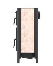 Печь-камин со стеклом Бавария Эко с духовкой и плитой фото в Борисове