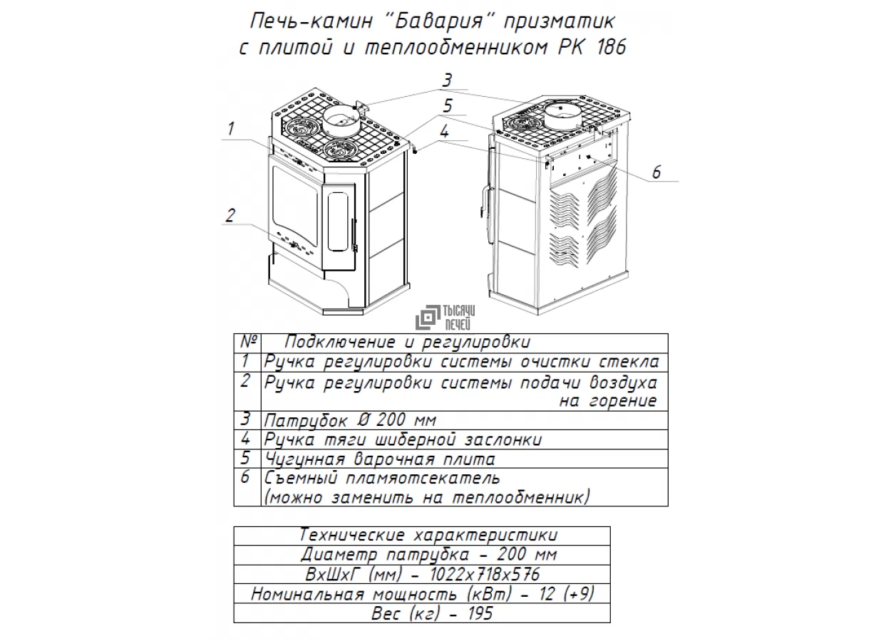 Недорогой камин с дровницей Бавария призматик с плитой фото в Борисове
