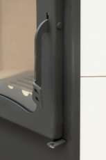 Стальной камин Бавария угловая Амазонка бай фото в Борисове