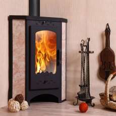 Печь-камин Бавария угловая с плитой РК 123 в Борисове