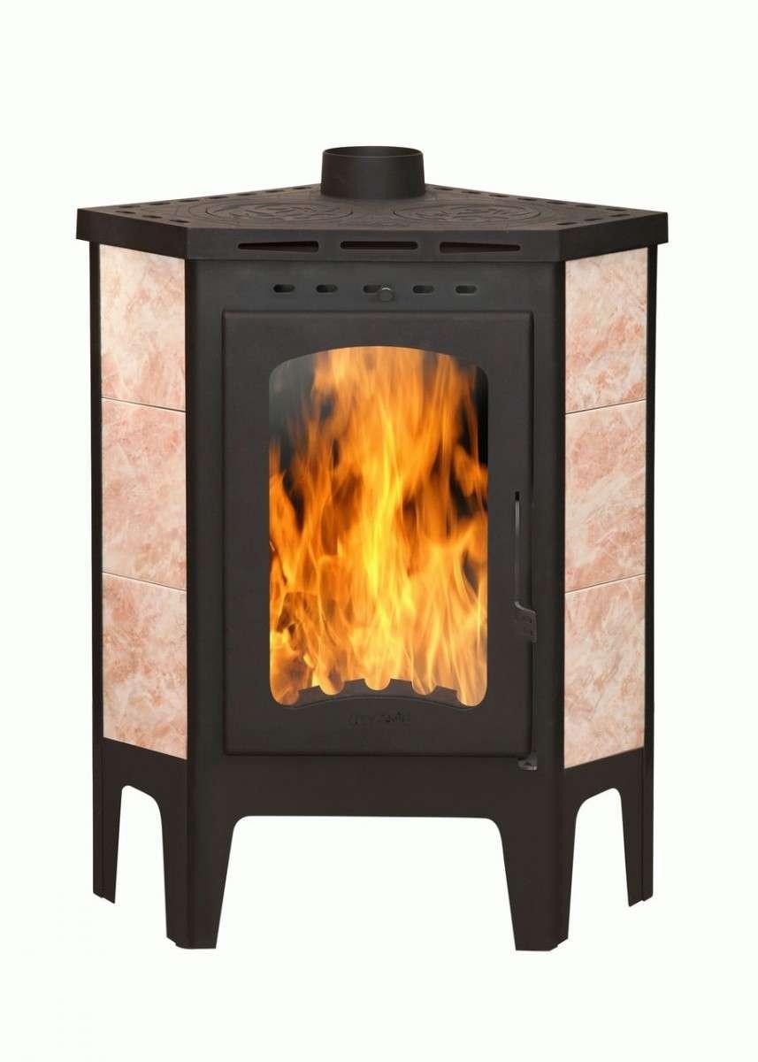 Печь-камин Бавария угловая с плитой купить в Борисове