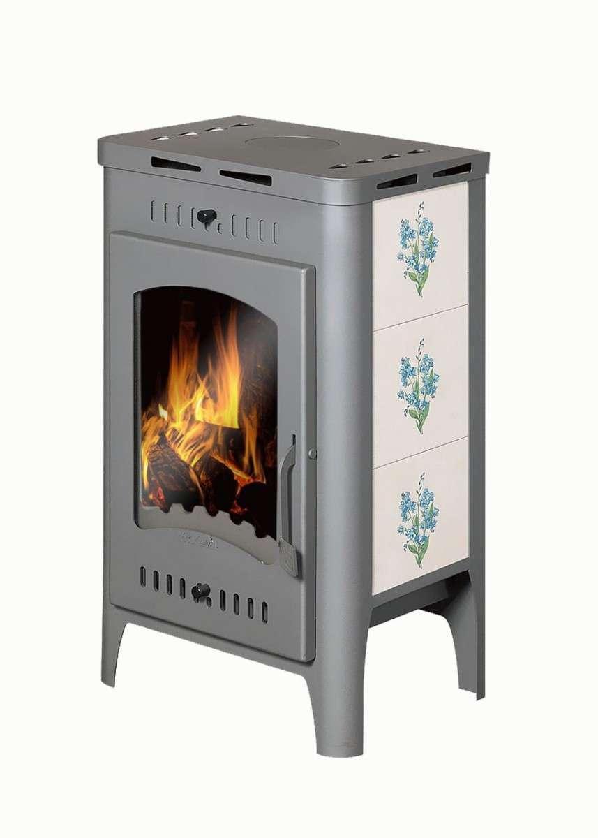 Печь-камин Бавария Оптима Незабудка Амазонка бай фото в Борисове