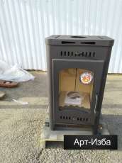 Недорогой камин со стеклом Бавария Оптима с плитой фото в Борисове