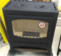 Недорогой камин Бавария Эко с плитой 2 конфорки фото в Борисове