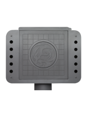 Стальной камин БАВАРИЯ ЭКО с плитой одна конфорка фото в Борисове