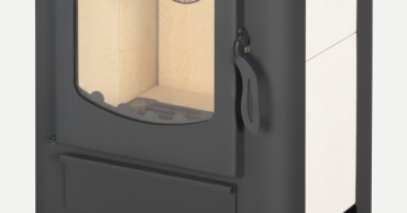 Стальной камин БАВАРИЯ ЭКО с плитой одна конфорка фото схема в Борисове