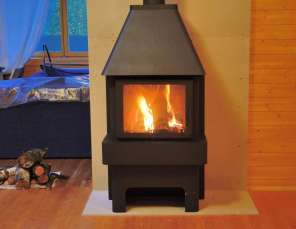 Недорогой камин Бавария три стекла графит фото в интерьере в Борисове