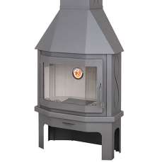 Камин Мюнхен пристенно-угловой графит купить в Борисове