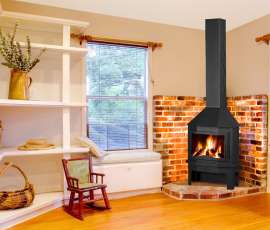 Стальной камин Мюнхен угловой чёрный фото Стальной камин Мюнхен угловой чёрный фото в Борисове