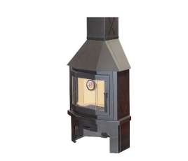 Камин Мюнхен угловой чёрный в Борисове