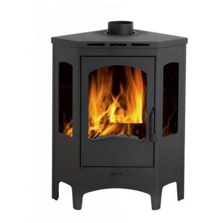 Печь-камин Бавария панорама угловая Амазонка бай фото в Борисове