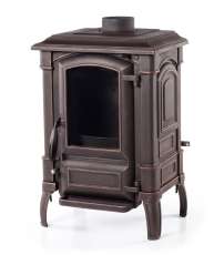 Печь-камин чугунный FireWay Bruno патина медь Амазонка бай фото в Борисове