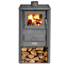 Печь-камин Blist Oganj LM стальная дверца Амазонка бай фото в Борисове