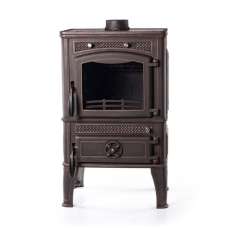 Печь-камин FireWay Dacha патина бронза Амазонка бай фото в Борисове