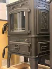 Печь-камин FireWay Dacha патина бронза в интерьере Амазонка бай фото в Борисове