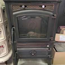 Печь-камин FireWay Dacha патина бронза в интерьере Амазонка бай фото в Борисове