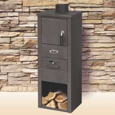 Печь-камин Blist Ekonomik LM стальная дверца фото в Борисове