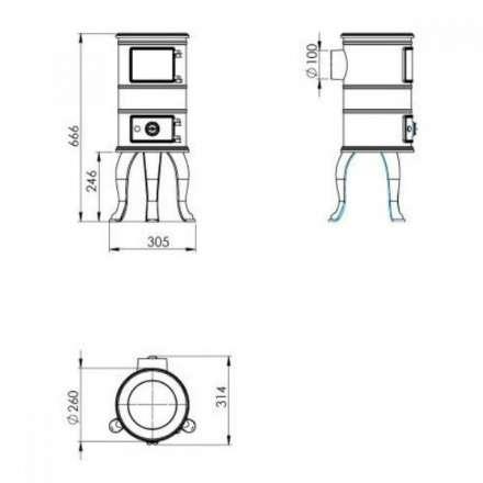 Купить Печь-камин NORDflam Ermis в Борисове Амазонка бай фото в Борисове