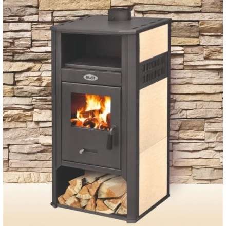 Печь-камин Blist Ambasador LM стальная дверца Амазонка бай фото в Борисове