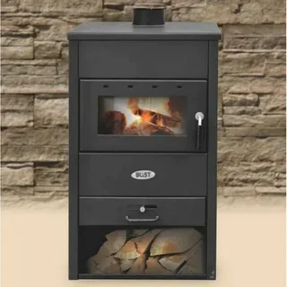 Печь-камин Blist B22 E с водяным контуром фото в Борисове