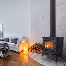 Купить Печь-камин Kawmet P3 (7.4 кВт) EKO в интерьере чугунный в Борисове фото в Борисове