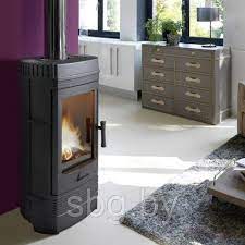 Печь-камин Invicta Chatel чугун в интерьере Амазонка бай фото в Борисове