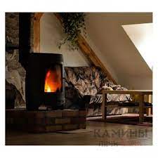 Печь-камин чугунный Invicta La Borne 2 в интерьере Амазонка бай фото в Борисове