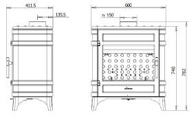 Печь-камин чугунный Invicta Siam в интерьере Амазонка бай фото в Борисове