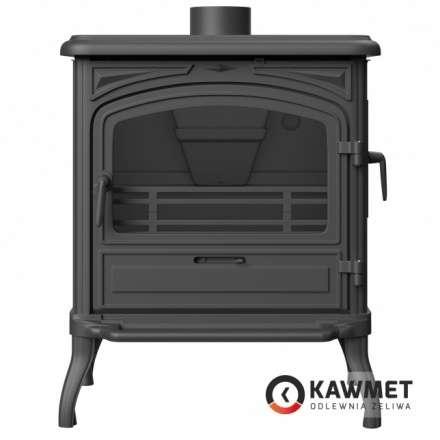 Купить Печь-камин KAWMET Premium EOS S13 (10 кВт) в интерьере чугунный в Борисове фото в Борисове
