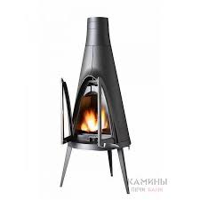 Печь-камин чугунный Invicta Pow-Wow в интерьере Амазонка бай фото в Борисове