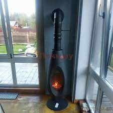 Печь-камин чугунный Invicta OVATIO в интерьере Амазонка бай фото в Борисове