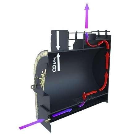 Отопительная печь Царь-печи Злата в Борисове