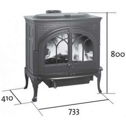Чугунная печь камин Jotul F600 в Борисове