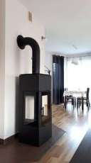 Купить Печь-камин Kratki THOR 8 View стальной в интерьере в Борисове Амазонка бай фото в Борисове