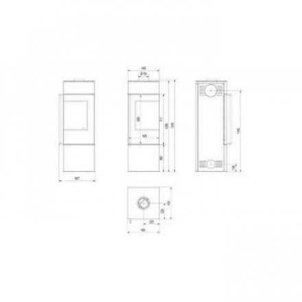 Купить Печь-камин Kratki THOR 8 в Борисове Амазонка бай фото в Борисове