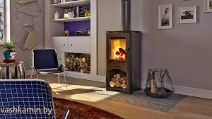Купить Печь-камин Kratki Koza/K5/S/W стальной в интерьере в Борисове Амазонка бай фото в Борисове