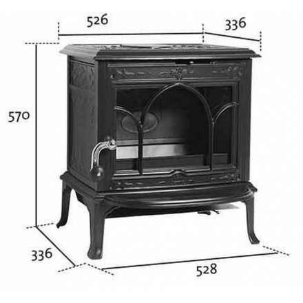 Чугунная печь камин Jotul F100 BP в Борисове