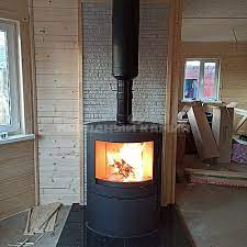 Купить Печь-камин Kratki Koza/AB/S/2 (сталь) стальной в интерьере в Борисове Амазонка бай фото в Борисове