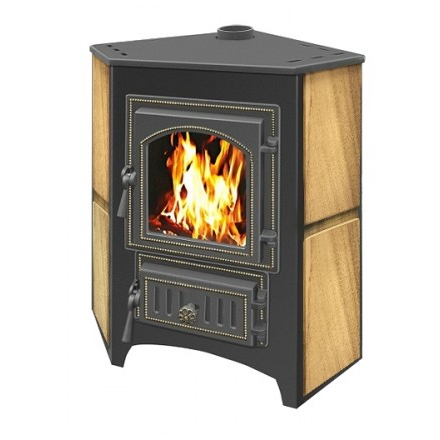 Печь-камин Везувий ПК-01 (220) угловой песчаник 9 кВт Амазонка бай фото в Борисове