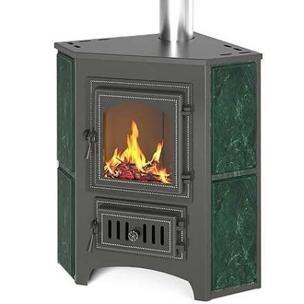 Печь-камин Везувий ПК-01 (220) угловой змеевик 9 кВт купить в Борисове