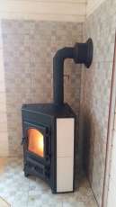 Купить Печь-камин Везувий ПК-01 (270) угловой бежевый 9 кВт в Борисове в Борисове