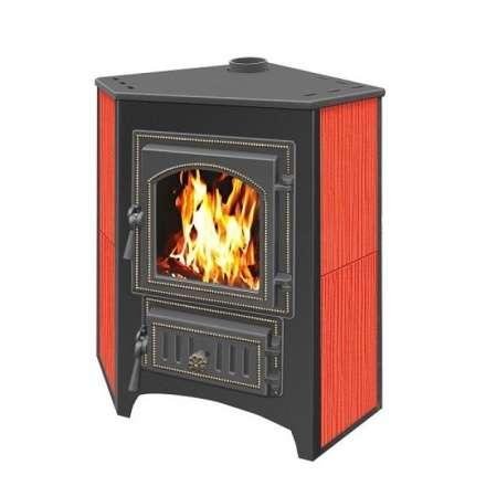 Печь-камин Везувий ПК-01 (270) угловой красный 9 кВт купить в Борисове
