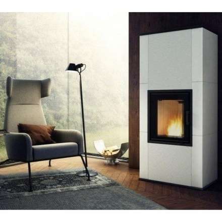 Купить кафельный печь камин Kratki NADIA KAFEL B RYFEL в интерьере Амазонка бай фото в Борисове