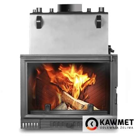 Каминная топка Kawmet W1CO 18,7 кВт с водяным контуром Амазонка бай фото в Борисове
