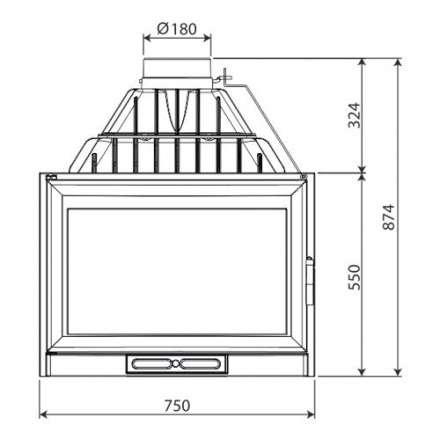 Каминная топка NORDflam Remus в Борисове